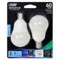 Feit Electric LED A15 E17 DL 60W 2PK BPA1560N/950CA2